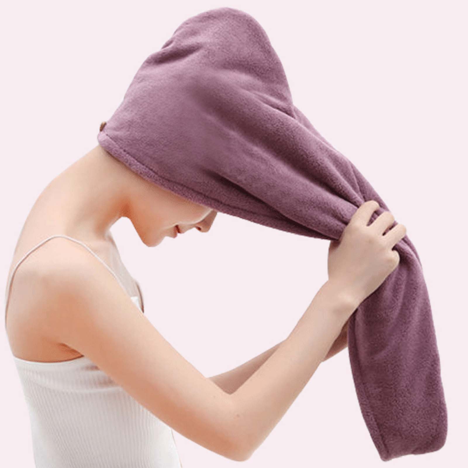 Hair Spa Wellness - Mercan Polar Bayan Saç Havlusu Ekstra