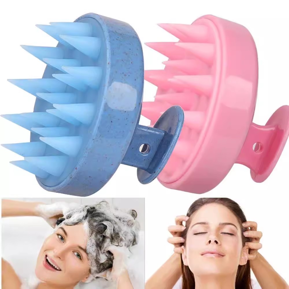 Hair Spa Wellness - Silikon Şampuan Fırça Kafası Saç Derisi